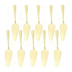 Ymeibe Stainless Steel Cake Server Pack Of 10 Hammered Large, Gold. Fixed Price $23.01.