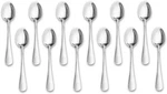 Demitasse Espresso SPOONS,12-PIECE Mini Coffee Tiny Stainless Steel Silver. Fixed Price $13.42.