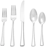 Oneida Noble 20 Piece Everyday Flatware 18/0 Stainless Steel, Service For 4, .... Fixed Price $82.22.
