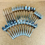 Rogers Stanley Roberts SRB33 30 Pcs Knife Fork Teaspoon Stainless Flatware. Fixed Price $49.99.