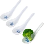 Japanbargain 2323X4 Set Of White Bamboo Japanese Soup Spoons, 5 Inch Ramen Pho. Fixed Price $16.99.