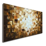 Textured Abstract Oil Paintings On Canvas Modern Art Decor For Wall 48"L 24"W. Fixed Price $136.38.