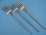 Pottery Barn Willow Stainless Flatware Lot Salad Forks 6 3/4" PBN38. Fixed Price $19.95.