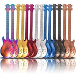 14 Pcs Stainless Steel Guitar Spoon Set For Stirring Mixing Coffee Tea. Fixed Price $21.91.