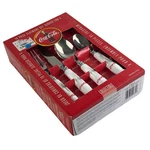 Gibson Stainless Steel & White Plastic Coca Cola Flatware 16 Pieces New Box. Fixed Price $39.88.