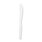 Genuine Joe GJO10431 Heavyweight Disposable Knives 100/BOX White. Fixed Price $22.31.