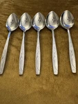 Northland Stainless Japan Oneida (5) Soup Spoons. Fixed Price $38.75.