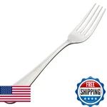 Winco Continental Table Fork Set, European, Heavyweight Stainless Steel, 18/0,. Fixed Price $42.81.