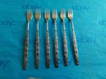 Oneida Northland OHS100 6 Seafood Cocktail Forks, 1/8", Japan, Vintage Estate. Fixed Price $29.95.