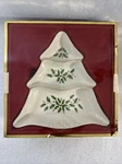 New Lenox Holiday Tree Dimension Collection Divided Server Christmas. Fixed Price $35.75.