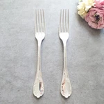 Christofle Marly 2PCS Silverplate Flatware Table Fork Near Mint. Fixed Price $111.60.