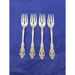 Oneida Community Artistry Set 4 Salad Fork Silverplate Flatware Vtg. Fixed Price $29.99.