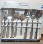 Silverware 8 Serving Set Plus Extra 45 Pieces Stainless Steel Mainstay.... Fixed Price $70.00.
