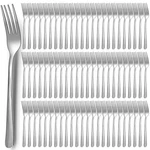 Minatee 100 Pieces Dinner Forks Bulk Set 6.9 Inches Stainless Steel Silver. Fixed Price $34.89.