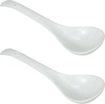 Eiks 2 Pack Porcelain Serving Spoon Soup Ladles For Cooking Mixing Stews. Fixed Price $17.57.