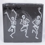 Nip Hester & Cook Skeleton Dance Black Cocktail Napkins (20 Ct Ea) Avail. Fixed Price $10.00.