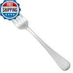 Winco Stanford Stainless Steel Dinner Fork, Extra Heavyweight, 7.75" (12 Pack). Fixed Price $38.74.