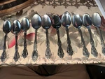 7 Soup Spoons Oneida Michelangelo Glossy Stainless Flatware 3DINNER. Fixed Price $45.00.