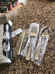 Oneida Juilliard 3 Pc Serving Set Silverware Flatware 18/8 Stainless Steel New!. Fixed Price $39.99.