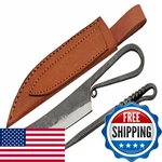 Szco 7.75 Hand Forged Medieval Style Feasting Knife Sheath HS-4449. Fixed Price $37.42.