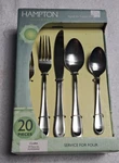 Hampton Silversmiths Clark 20-PIECE Cutlery Set Service For 4 Stainless Steel. Fixed Price $17.99.