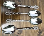 Oneida Chandelier Teaspoons Set 4 Stainless Flatware Replacement Lot. Fixed Price $32.00.