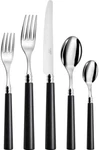 Capdeco Marat Black Wood 5 Piece Silverware Place Setting T1216. Fixed Price $99.00.