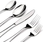 60 Piece Silverware Set For 12, Heavy Duty Stainless Steel Flatware Utensils Cut. Fixed Price $82.55.