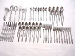 Rogers Cutlery Co INS193 Stainless Flatware 52-PIECES. Fixed Price $119.99.