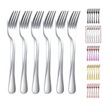 Kyraton Dinner 6 Pieces, Stainless Steel 8.17 Inch Forks Silverware, Tab.... Fixed Price $13.23.