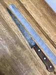 Vtg Early 1900 Es Carbon Steel Kitchen Slicing Knife 10 Blade. 16 Overall. Fixed Price $29.99.
