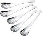 Shimomura Planning 38533 Astragalus Spoon, Hole, Set Of 5, Made Japan, Dishwa. Fixed Price $34.83.