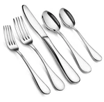 56389 Rain 18/10 Stainless Steel Flatware 20PIECE Set Service For 4. Fixed Price $72.21.