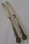 2 Dinner Knife Versailles Stainless Glossy Flowers Merchandise Service Msi Japan. Fixed Price $16.99.