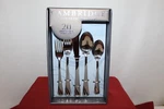 *new Cambridge Silversmiths Jodie Sand 20 Piece Flatware Set Service For 4. Fixed Price $39.95.