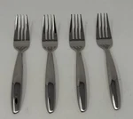Oneida Glissade Set Of 4 Salad Forks 7 1/8". Fixed Price $19.99.
