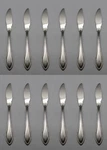 Oneida Stainless Arbor / American Harmony - Fish Knives Set Of Twelve Nos Usa. Fixed Price $36.99.