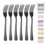 Kyraton Black Dinner Forks - 6 Piece Set, Stainless Steel 8.17 Inch Wit.... Fixed Price $18.42.