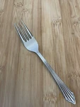 Farberware FRW2 Satin Stainless Ridges Beaded Pointed Tip Salad Fork 6.25". Fixed Price $9.99.