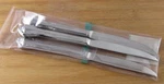 Set Of 3 Three Estia New Stainless Cascade Steak Knives 7/8" Korea Flatware. Fixed Price $29.95.