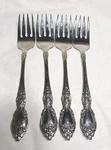 Oneida Wordsworth Everyday Salad Forks 18/0 Stainless Steel, Set Of 4, Silver. Fixed Price $13.95.