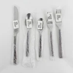 Oneida Silver Chef's Table Hammered Pattern Stainless 5-PIECE Place Setting New. Fixed Price $38.99.
