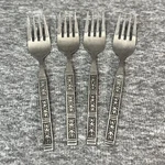 4 Lifetime Cutlery LCU11 Stainless Solid Handle Salad Forks Discontinued. Fixed Price $18.73.