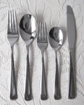 Hampton HSV143 Stainless Silverware 5 Piece Place Setting. Fixed Price $34.99.