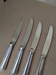 Set Of Four - Sant Andrea Stainless Flatware Verdi (?) Steak Knives. Fixed Price $35.99.