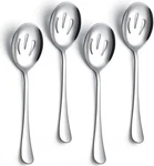 Serving Spoons 4 Pieces, Slotted Large Cutlery For Catering Buffet. Fixed Price $12.64.