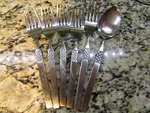 Oxford Hall OXH58 Stainless Silverware Flatware Spoons Forks (6) Free Ship. Fixed Price $23.32.