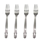 Towle Stockholm 18/10 Stainless Steel Dinner Fork (set Of Four). Fixed Price $49.99.