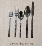 Continental Stainless Japan Flatware CSS39 5 Piece Place Setting. Fixed Price $25.00.