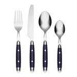 Cambridge Silversmiths, Blue, Jubilee Flatware, Service For 4, 16 Piece Set, .... Fixed Price $50.54.